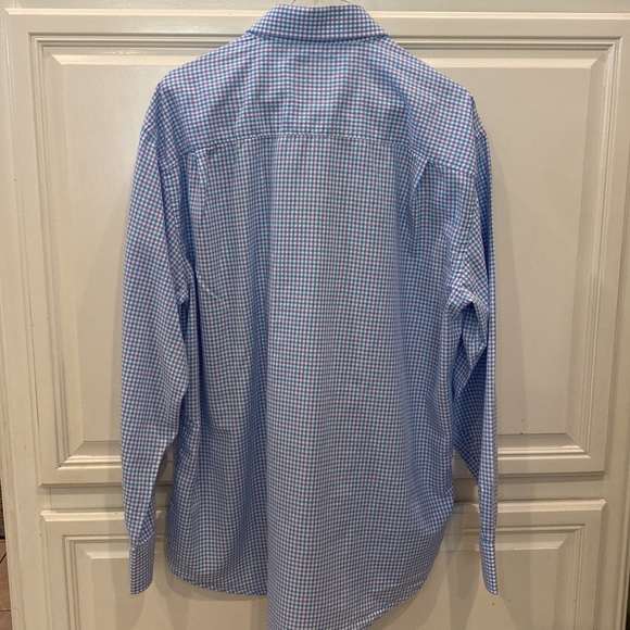TATTERSALL London Men's Long Sleeve Button Front Dress Shirt XL 17-17 1/2 neck - Picture 4 of 7